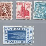 Alliierte Besetzung Bizone Michel-Nr. 69 - 72 postfrisch