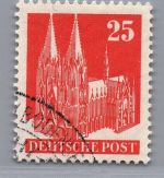 Alliierte Besetzung Bizone Michel-Nr. 87 eg gestempelt