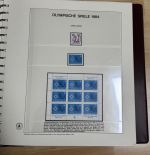 Olympische Spiele 1984 Sammlung im Ringbinder 53 Seiten