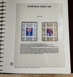 Olympische Spiele 1984 Sammlung im Ringbinder 53 Seiten