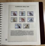 Olympische Spiele 1984 Sammlung im Ringbinder 53 Seiten
