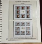 Olympische Spiele 1984 Sammlung im Ringbinder 53 Seiten