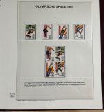 Olympische Spiele 1984 Sammlung im Ringbinder 53 Seiten