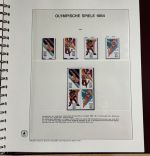 Olympische Spiele 1984 Sammlung im Ringbinder 53 Seiten