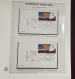 Olympische Spiele 1984 Sammlung im Ringbinder 53 Seiten