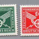 Dt. Reich Michel Nummer 370x + 371x ,ungebraucht mit Falz