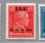 Deutsches Reich Michel Nr. 407 - 409 ungebraucht Falz