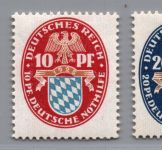 Dt. Reich Michel Nummer 375 - 377 postfrisch