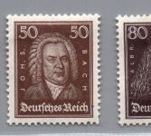 Deutsches Reich Michel Nummer 395 - 397 ungebraucht Falz