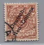 Deutsche Kolonien Neu-Guinea Michel-Nr. 1b gestempelt