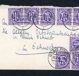 Alliierte Besetzung Mehrfachfrankatur AMPost Bad Pyramont