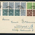 All. Besetzung MiFr. H-Blatt Mi.Nr. 123 Stuttgart