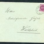 Dt. Reich Infla Einzelfrankatur Calw nach. Waldshut