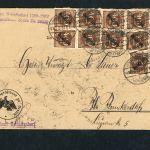 DR Brief Infla Dienst Mischfrankatur Michel Nr. 90 + 80 Berlin 03.09.23