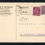 Dt. Reich Infla Mischfrankatur Mannheim nach Osterholz- Scharmbeck