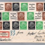 Brief Dt. Reich Einschreiben - Berlin nach Breslau 1940