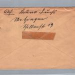 Brief Dt. Reich Zusammendruck - Metzingen nach Wolfach 1939