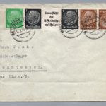 Brief Dt. Reich MH Zusammendruck - Neenstetten über Ulm 1943