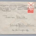 Brief Dt. Reich MH Zusammendruck MiNr S100 - München nach Lauingen 1932