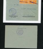 All. Besetzung AM-Post MeFr Michel Nr. 4z Notstempel Brettheim - Befund