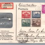 Dt. Reich Beleg Michel Nummer 446 - 449 Einschreiben Berlin IPOSTA 1930