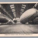 AK Zeppelin - Luftschifhalle der Marine - US Navy - in Lakehurst - ungebraucht