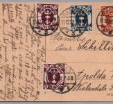 Ansichtskarte Danzig Frauengasse + ZuFr nach Apolda 1922