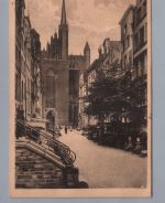 Ansichtskarte Danzig Frauengasse + ZuFr nach Apolda 1922