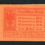 Deutsches Reich Markenheftchen 14.2 A postfrisch vollständig