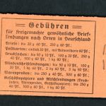 Deutsches Reich Markenheftchen 14.2 A postfrisch vollständig