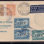 Paraguay Zeppelin Beleg 1935 Einschreiben Asuncion nach Friedrichshafen