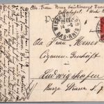 Ansichtskarte Zeppelin Fernfahrt Strassburg 1908 nach Ludwigshafen