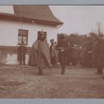 Foto Ansichtskarte Kaiser Wilhelm II übernimmt Zeppelin in Manzell 1908