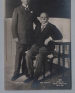 Foto Ansichtskarte Graf Zeppelin und Kapitän König 1938