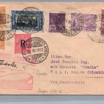 Zeppelin Brief 1. Südamerikafahrt Cali Kolumbien & Brasilien 1932 + Unterschrift