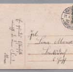 Patriotische Ansichtskarte Hannover nach Lertshof 1916