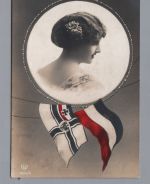Patriotische Ansichtskarte Hannover nach Lertshof 1916