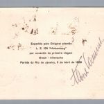 Dt Reich Zeppelin Brief 1. Südamerikafahrt Brasilien 1936 + Unterschrift Sammt