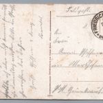 Ansichtskarte Zeppelinwerft Friedrichshafen - Feldpost 1916