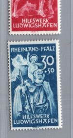 Franz. Zone Rheinland Pfalz Michel Nr. 30 + 31 postfrisch