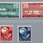 Franz. Zone Rheinland Pfalz Michel Nr. 49 - 52 postfrisch