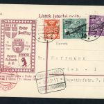 Österreich / Tschechien Luftpost Karte Erster Postflug Prag - Wien 21.03.2027