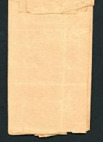 Dt. Reich Feldpost Paketpapier (vermutlich mehrfach verwendet) EF. Mi.Nr. 791
