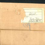 Dt. Reich Feldpost Paketpapier (vermutlich mehrfach verwendet) EF. Mi.Nr. 791