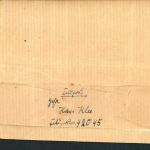 Dt. Reich Feldpost Paketpapier (vermutlich mehrfach verwendet) EF. Mi.Nr. 791