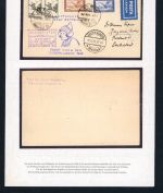 Zeppelin Zuleitungspost Ungarn - Fahrt in die Niederlande 1930 LZ 127 Attest