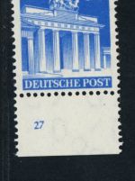 Alliierte Besetzung Bizone Michel Nummer 89 PL Plattennummer postfrisch