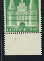 Alliierte Besetzung Bizone Michel Nummer 97 PL Plattennummer postfrisch