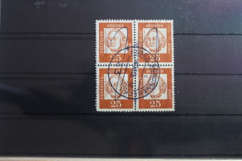 BRD 353y gestempelt als Viererblock Bundesrepublik Deutschland #SI011