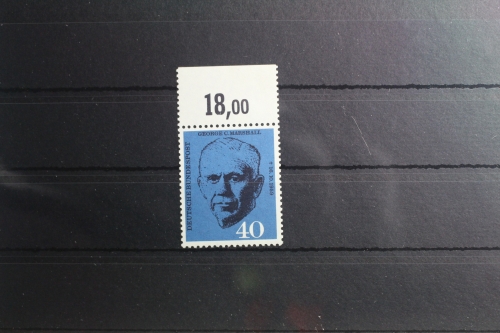 BRD 344 postfrisch Oberrand Bundesrepublik Deutschland #SI334